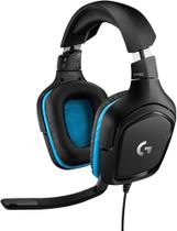 Headset Gamer Logitech G432 7.1 - USB Preto