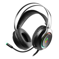 Headset Gamer Mancer Crater Rainbow Drivers 50mm Preto - MCR-CRT-RGB01 Headset Gamer Mancer Crater Rainbow Drivers 50mm Preto - MCR-CRT-RGB01