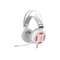 Headset Gamer Minos Lunar White 7.1 USB H210W Redragon