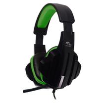 Headset Gamer Multilaser P2 Preto/Verde - PH123