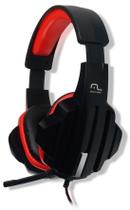 Headset Gamer Multilaser PH120 - com Controle de Volume - Conector 3.5mm - Preto e Vermelho