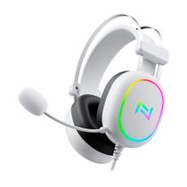 Headset gamer neologic ngx arctic rgb drivers de 50mm plug:2*3.5mm +usb branco - ngxarctic