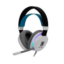 Headset Gamer New Hero Mage, RGB, 3.5mm, Drivers de 40mm, Múltiplas Plataformas, Branco