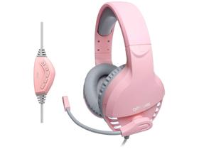 Headset Gamer OEX Game PC 7.1 Canais - USB HS414 Pink Fox