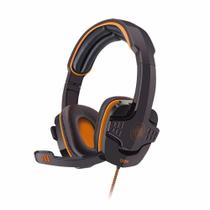 Headset Gamer Oex Target Virtual Surround 7.1 Preto E Laranja - HS203