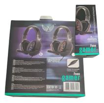 Headset Gamer Over-Ear com Microfone Áudio 3D Imersivo e Máximo Conforto