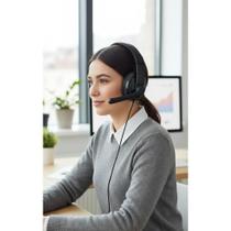 Headset Gamer P2 Preto/Cinza Imersivo c/ Microfone Isolado
