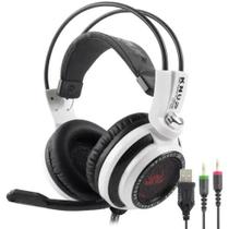Headset Gamer P3 com Microfone Flexível Estéreo Imersivo para PC e Console
