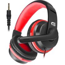 Headset Gamer P3 SPIDER BLACK Preto/Vermelho FORTREK G