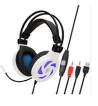 Headset Gamer Para Pc 2 Plug + Usb Sy855-2P