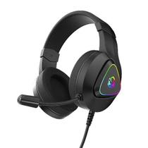 Headset Gamer Pcyes Deffy Black Vulcan, Usb, Driver 50Mm, Rgb, Microfone Omnidirecional - Hgdf50Bv