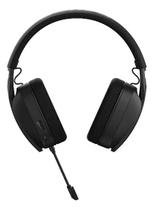 Headset gamer pcyes nowy black vulcan, usb surround, driver 40mm, rgb, microfone destacável