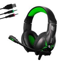Headset Gamer Power Bass 50mW 40mm P2 com Adaptador P3 Para Xbox One Ps4 Arena Hgar ELG