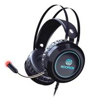 Headset Gamer Preto com LED RGB Conexão USB - Hoopson F-103-AZ