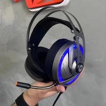 Headset Gamer Preto RGB Com Fio / Microfone Mox MO-GH710