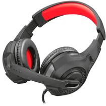 Headset gamer preto vermelho trust ravu p2 t22450 gxt 307