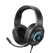 Headset Gamer QCY Heroad V200 Pro RGB Som 7.1 Surround Com Fio USBA Driver 50mm