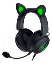 Headset Gamer Razer Kraken Kitty Edition V2 Pro Com Fio Cor:Preto Headset Gamer Razer Kraken Kitty Edition V2 Pro Com Fio Cor:Preto