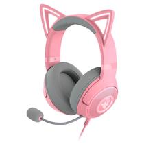 Headset Gamer Razer Kraken Kitty Edition V2 Pro USB RGB Rosa