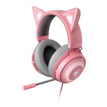 Headset Gamer Razer Kraken Kitty V2, Chroma RGB, 7.1, Driver 40mm, USB, Rosa - RZ0404730200