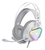 Headset Gamer Redragon Cadmus H370w Rgb Usb 7.1 Branco