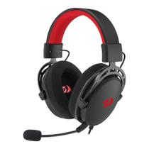 Headset Gamer Redragon Cragblade, Microfone Removível, Drivers 53mm, P3 e P2 - H541