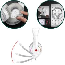Headset Gamer Redragon Cronus H211WRGB Branco Stereo PC PS4 PS5 Xboxx