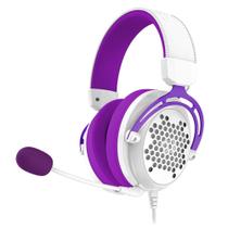 Headset Gamer Redragon Diomedes Branco Com Roxo H388-wp Headset Gamer Redragon Diomedes Branco Com Roxo H388-wp