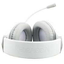 Headset Gamer Redragon Hylas H260-W RGB 50mm C/ Microfone - Branco