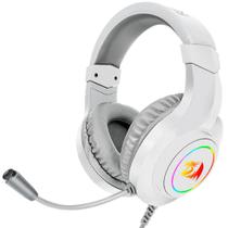 Headset Gamer Redragon Hylas Lunar White RGB H260-W Branco