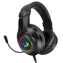 Headset Gamer Redragon Hylas Preto RGB H260RGB 3671 Headset Gamer Redragon Hylas Preto RGB H260RGB 3671