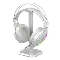 Headset Gamer Redragon Lamia 2 RGB 40mm 7.1 Branco Suporte Incluso - H320W-RGB
