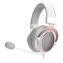 Headset Gamer Redragon Luna Lunar Branco e Rosa H540W