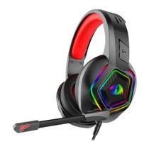 Headset Gamer Redragon Medea H280 RGB C/Fio C/Microfone - Preto