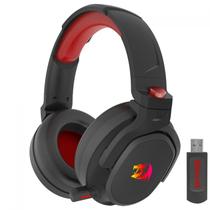 Headset Gamer Redragon Nomen Pro, RGB, Wireless/Bluetooth, Surround 7.1 Virtual, Preto