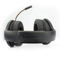 Headset Gamer Redragon Pelops H818 Wireless / 2.4GHZ / com Transmissor USB- Preto e Vermelho