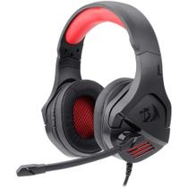 Headset Gamer Redragon Theseus, Preto/Vermelho - H250