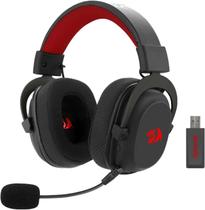 Headset Gamer Redragon Zeus Preto RGB Som Surround Microfone