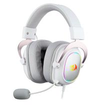 Headset Gamer Redragon Zeus X RGB 7.1 Surround, Drivers 53mm, Branco e Rosê - H510WR-RGB