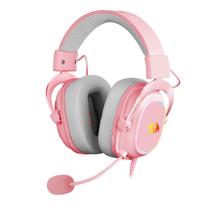 Headset Gamer Redragon Zeus X - Usb - Drivers 53Mm - Pink