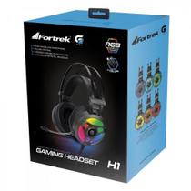 Headset Gamer RGB H1 PRO Cinza FORTREK Un.Venda: PC/1