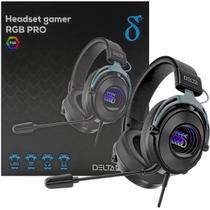 Headset Gamer RGB Pro Fone De Ouvido Com Fio e Microfone Alto Falante 50mm 20hz-20khz Aitek Headset Gamer RGB Pro Fone De Ouvido Com Fio e Microfone Alto Falante 50mm 20hz-20khz Aitek