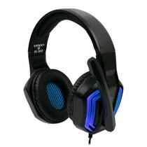 Headset Gamer Satellite AE-361B - com Fio - Driver 40MM - Preto e Azul