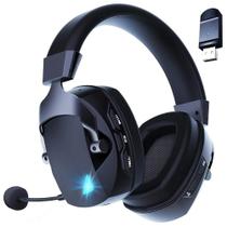 Headset Gamer Sem Fio Acinaci, Bluetooth, 2.4G, USB, PRETO