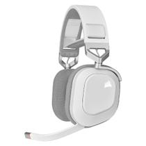 Headset Gamer Sem Fio Corsair HS80 RGB, Dolby Atmos, Drivers 50mm, Wireless, Branco - CA-9011236-NA