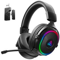 Headset Gamer Sem Fio EKSA RGB com Microfone e Bateria de 50h Headset Gamer Sem Fio EKSA RGB com Microfone e Bateria de 50h