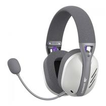 Headset Gamer Sem Fio Havit Fuxi H3 - Bluetooth, 2.4GHz, USB-C ou Cabo P3 - Cinza