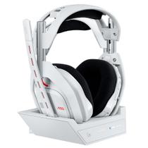 Headset Gamer sem Fio Logitech Astro Gaming A50 Lightspeed + Base Station (Gen 5), Branco Headset Gamer sem Fio Logitech Astro Gaming A50 Lightspeed + Base Station (Gen 5), Branco