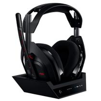 Headset Gamer sem Fio Logitech Astro Gaming A50 Lightspeed + Base Station (Gen 5) Preto Headset Gamer sem Fio Logitech Astro Gaming A50 Lightspeed + Base Station (Gen 5) Preto
