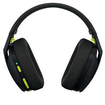Headset Gamer Sem Fio Logitech G435 Black and Neon Yellow - 981-001049